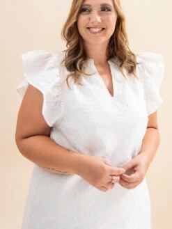 Scalloped Hem Embroidered Dress | S-L -Discount Divas Shop dbe0c01cebffa7e7fdfe0b258335befd