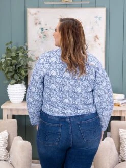 Floral Padded Puffer Jacket With Ties | S - L -Discount Divas Shop dc4c5ef5e741dd2a5f456a00c8124d62