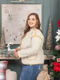 Floral Printed Quilted Jacket | S - XL Staccato -Discount Divas Shop ddf04cf6af8184e5d414fb041996a002