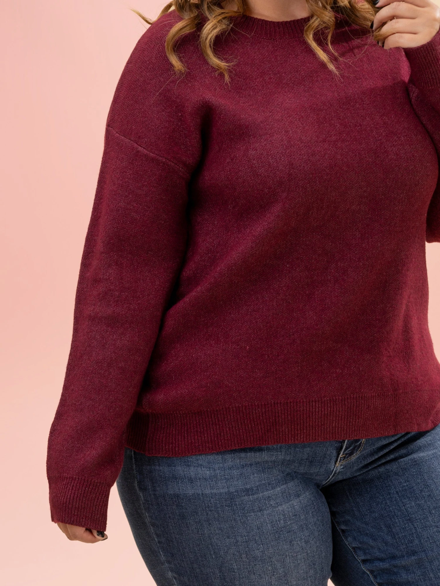 Solid Basic Sweater By DD Design | S-3XL 17 Solid Basic Sweater By DD Design | S-3XL - Image 17