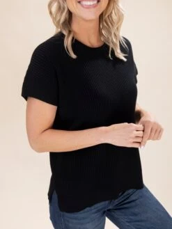 Ribbed Short Sleeve Sweater | S-3XL Pair W/ Sku63628 -Discount Divas Shop ddff6a9a41c000f29018cad9b0457897