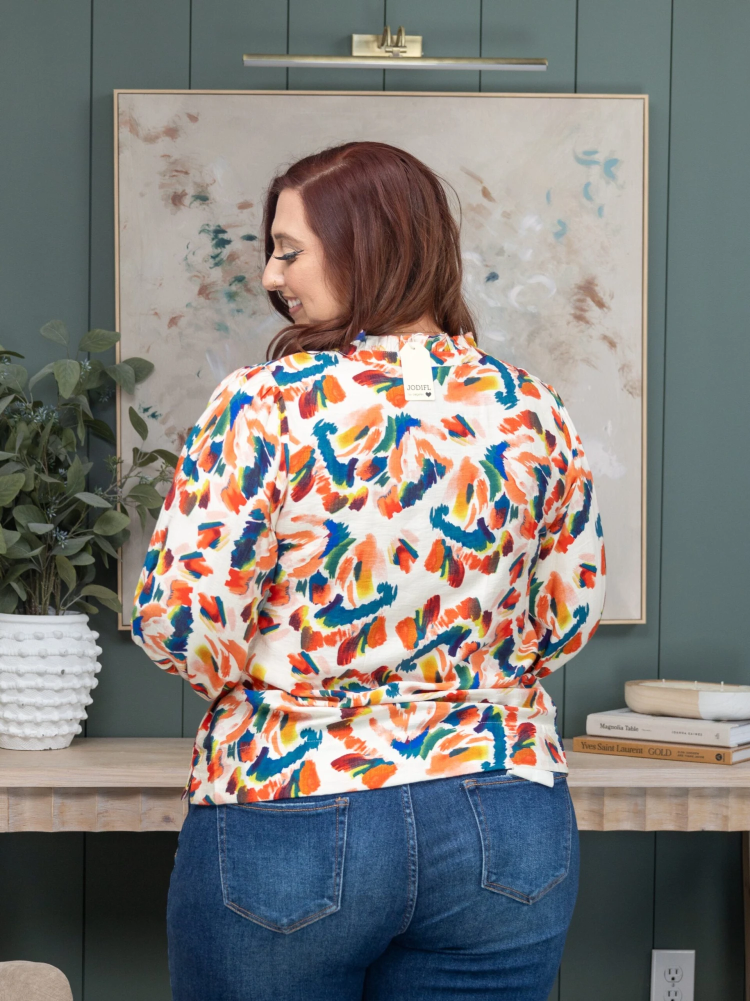 Printed Long Poet Sleeves Top | S - XL 3 Printed Long Poet Sleeves Top | S - XL - Image 3