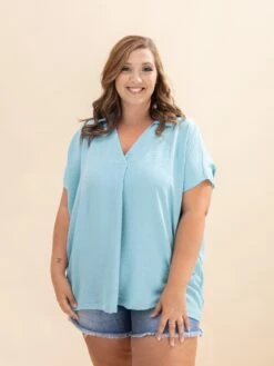 Zenana Airflow Collared V Neck Short Sleeve Top | S/M-L/XL 20 Zenana Airflow Collared V Neck Short Sleeve Top | S/M-L/XL -Discount Divas Shop de5e5ee01cf17bbd5ecd40b29d66c467