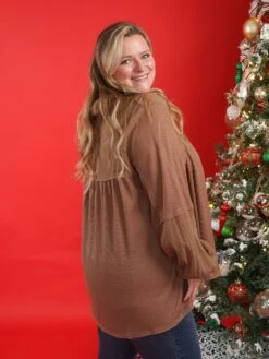 Collared V-Neck Oversized Mixed Media Long Sleeve Top | S - 3X -Discount Divas Shop dtqfu8ZydQEW6u7aOiBRywQZeBIxHC5cFwSQTfJB