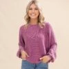 Mineral Washed Knit Sweater | S - L