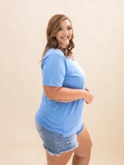 Zenana Cotton Short Sleeve V Neck Tee | S-3X -Discount Divas Shop e03a73d6c796164147f21f5f93d82120