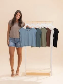 Zenana Linen Sleeveless Top | S-L