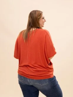 Short Sleeve Dreamy Knit V Neck Top | S - 3X -Discount Divas Shop e14f810220b511dc872a8e7511caf473