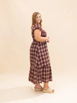 Plaid Smocked Puff Sleeve Ruffle Hem Midi Dress | S-L 19 Plaid Smocked Puff Sleeve Ruffle Hem Midi Dress | S-L -Discount Divas Shop e1f2a2dd3dd6f63e8c83287836a0033a