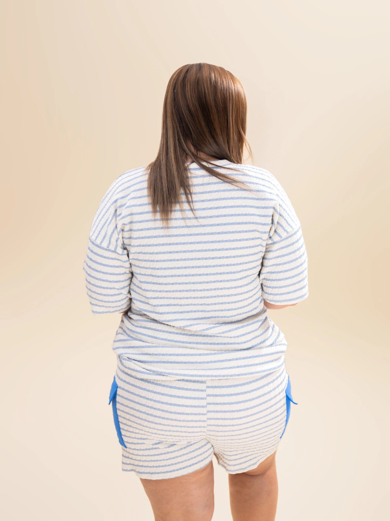 Jacquard Stripe Casual Shorts | S-3XL Pair W/ Sku61964 7 Jacquard Stripe Casual Shorts | S-3XL Pair W/ Sku61964 - Image 7