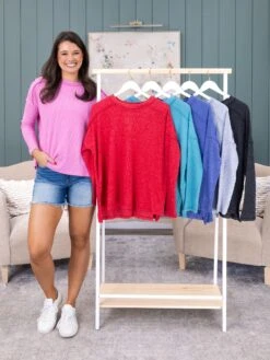 Zenana Ribbed Luxe Hacci Hi-Low Sweater | S/M-2X/3X -Discount Divas Shop e2abad0d427c7027bcf483c6c032ec7f