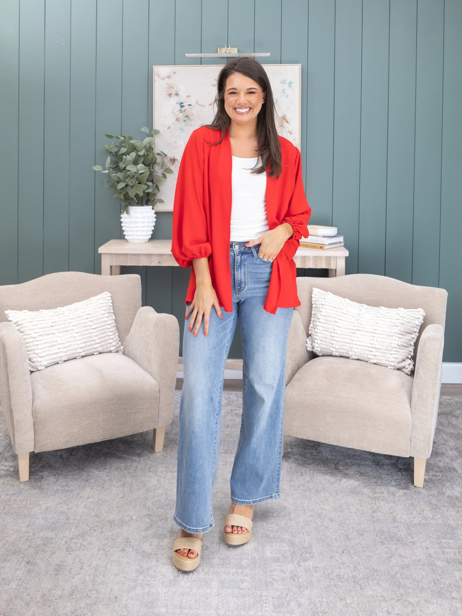 Airflow Balloon Sleeve Cardigan By DD Design | S/M - 2X/3X 11 Airflow Balloon Sleeve Cardigan By DD Design | S/M - 2X/3X - Image 11