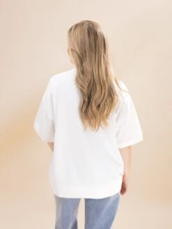 French Terry Short Sleeve Pullover With Flag Patch | S-3XL Americana -Discount Divas Shop e3d03feaf6b0a164f5ba3cf22b3bf37f