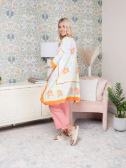 Boho Floral 3/4 Sleeve Split Open Front Kimono | O/S -Discount Divas Shop e3e6c3e566e42bc831ea84fb74909e17 scaled