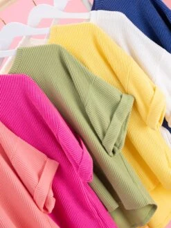 Raised Rib Cuff Sleeve Top By DD Design | S-3XL -Discount Divas Shop e4484cf38f1bf43409285cf55fb0cbad