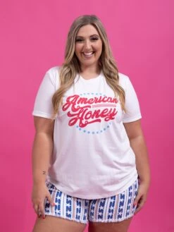 American Honey Short Sleeve Graphic Tee | S - 2XL