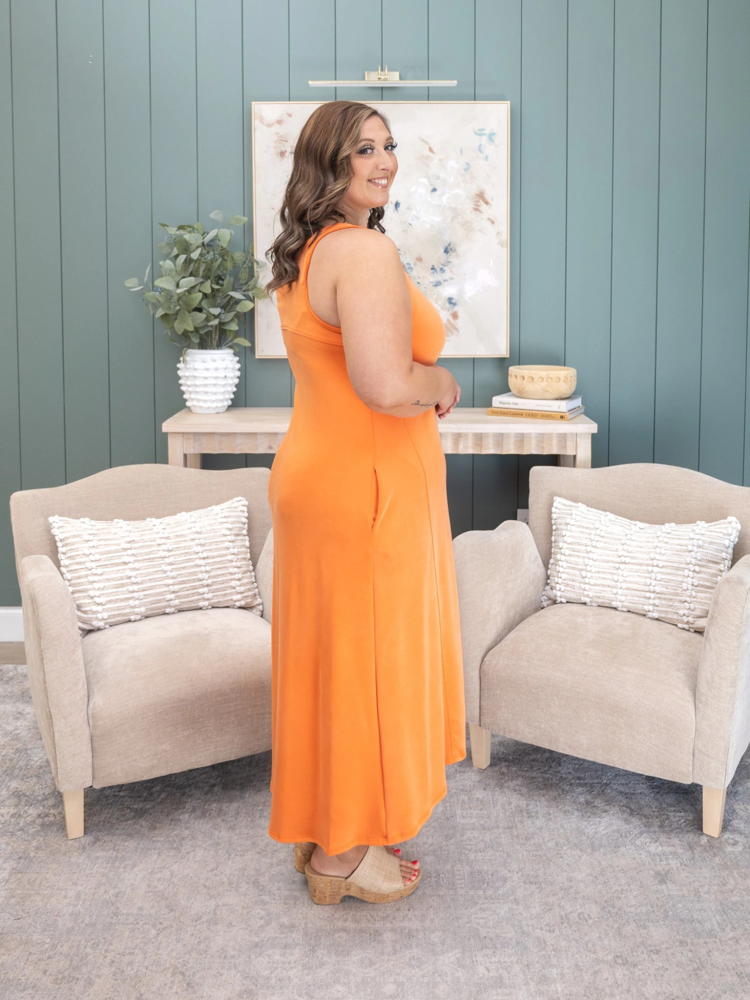 Charlotte Avery Scuba Swing Midi Dress | S - L 5 Charlotte Avery Scuba Swing Midi Dress | S - L - Image 5