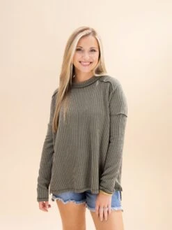 Zenana Raised Rib Exposed Seams Boat Neck Long Sleeve Top -Discount Divas Shop e813af3cc7bb6137e8c80706c483cf8f