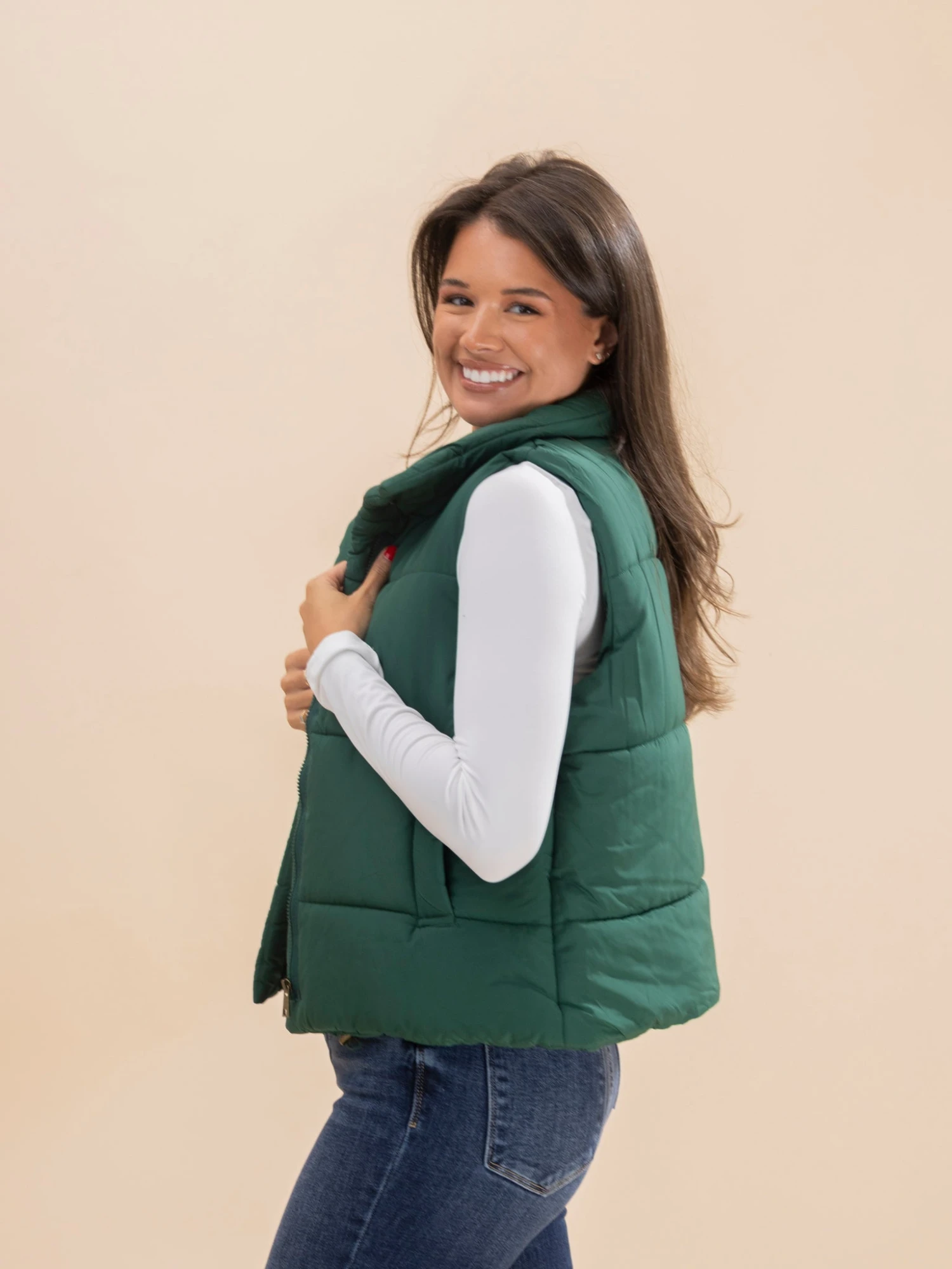 Zenana High Neck Puffer Vest | S-L 9 Zenana High Neck Puffer Vest | S-L - Image 9