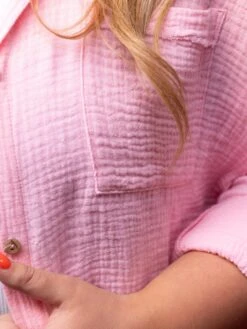 Zenana Double Gauze Button Down Rolled Sleeve Shirt | S - XL -Discount Divas Shop e9QjibTBGvMHZW21zzufpDUgl4Dnvv7FE5VPZfYf