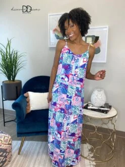 Travel Around Dress *Final Sale*