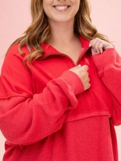 Quarter Zip Pullover By DD Design | S - 2XL -Discount Divas Shop ea3bfa82419ca6854b99871b5108ad7d