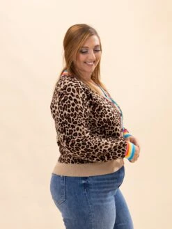 Button Down Leopard Soft Sweater Cardigan | S-L -Discount Divas Shop eb872aa58fa670920a2ce41623d27c50