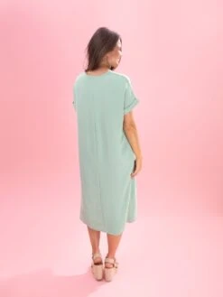 Airflow V-Neck Midi Dress By DD Design | S - 3XL -Discount Divas Shop ebe7b47dcc3c6145c7af93b6a0aaec83