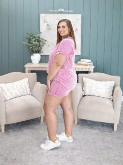 Raised Rib Short Sleeve Top | S - 3X Pair W/ Sku60517 -Discount Divas Shop ec86eb28dc6ccef6c2a8cc6157ee95aa