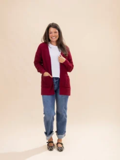 Zenana Low Gauge Waffle Open Cardigan Sweater | S-3X -Discount Divas Shop ed959975a9c2c26f492e6228b604f86d