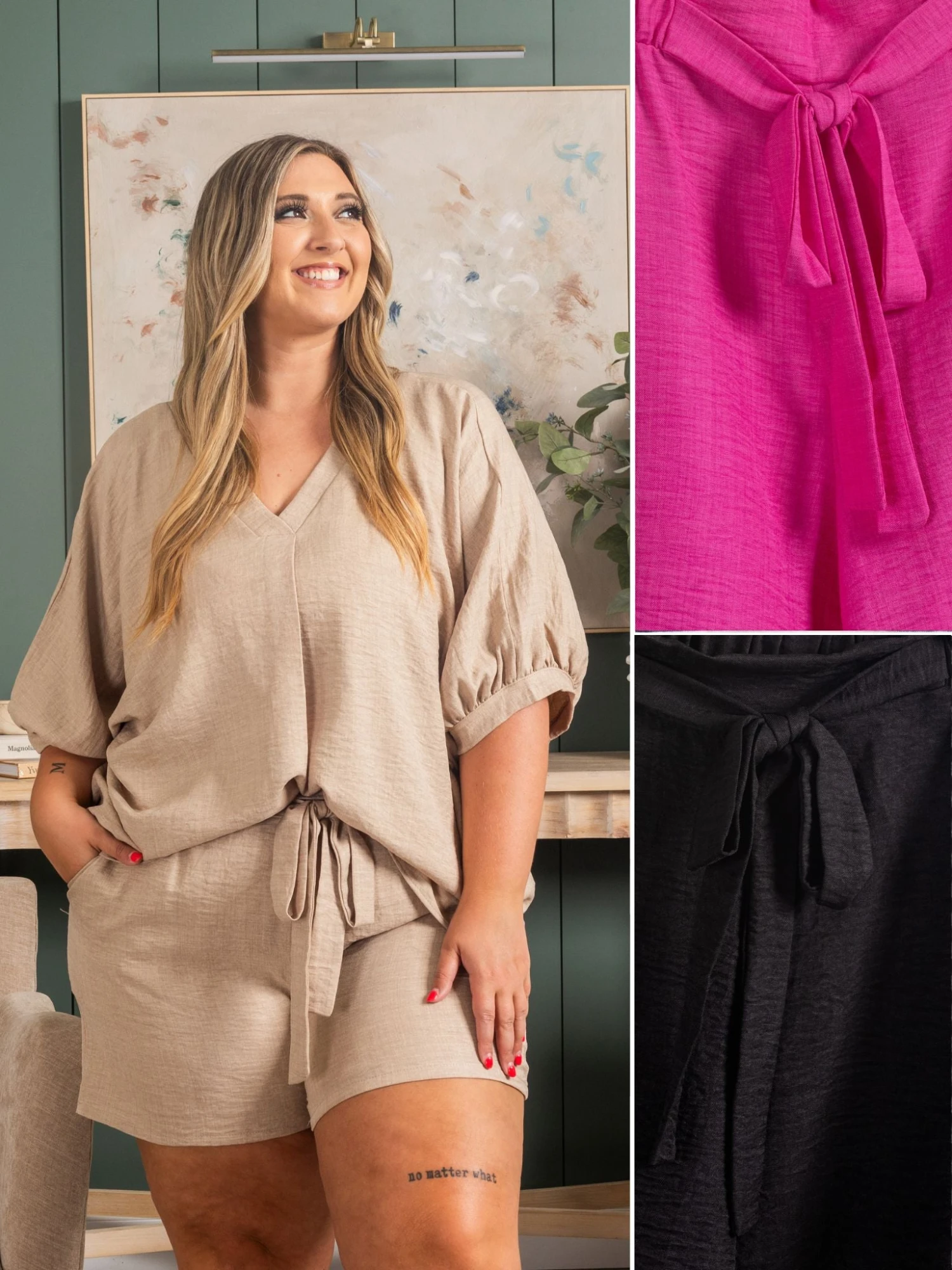 V-Neck Short Sleeve Top | S - 3XL Set W/ Sku52573 1 V-Neck Short Sleeve Top | S - 3XL Set W/ Sku52573