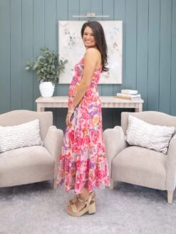 Floral Print Shirred One Shoulder Maxi Dress | S-XL -Discount Divas Shop ee337658c1e29c9c0403ccbddbf69dff