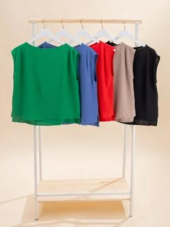 Crinkle High Low Top | S-L Pair W/ Sku62755