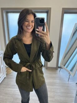 Be Cool Carmen Drawstring Waist Collared Trench Jacket W/ Pockets | S - L -Discount Divas Shop efhiXdkxcKShobBMmHNSxE363BFViq1zELUpgkpv