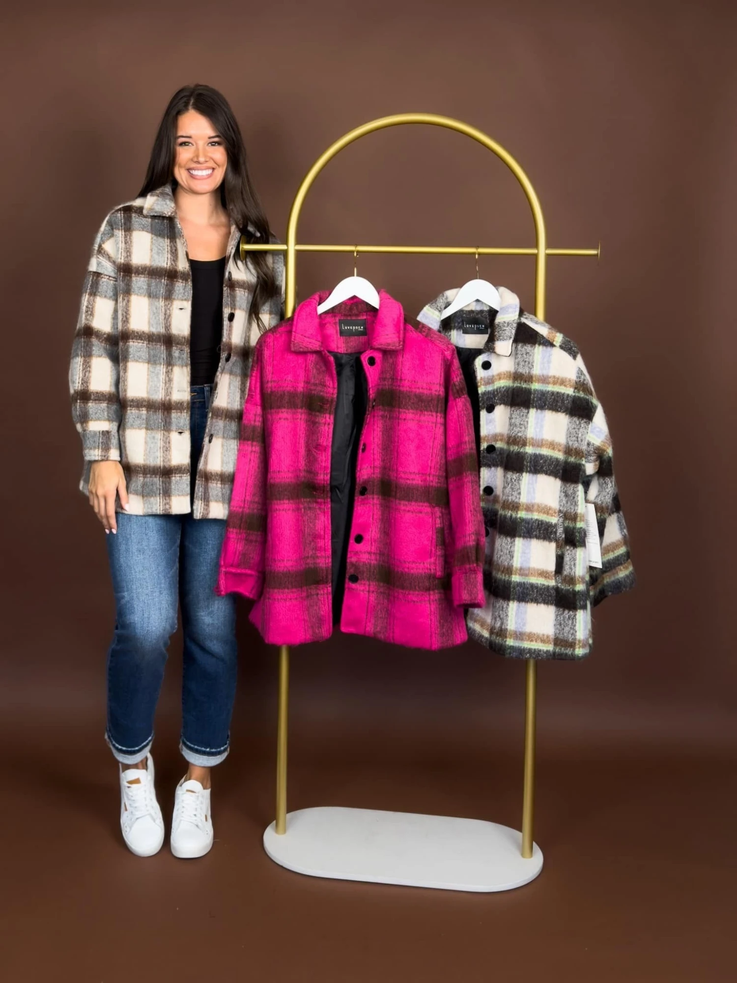Warm & Cozy Gorgeous Plaid Shacket| S - L 1 Warm & Cozy Gorgeous Plaid Shacket| S - L