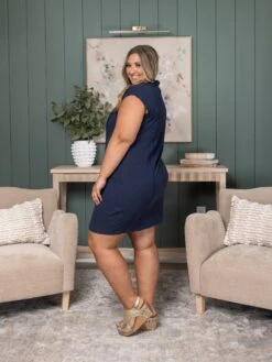 Cotton Terry Half Zip Dress | S-3XL -Discount Divas Shop f034d32d1959b00d1e2b9e0a2d9a754e