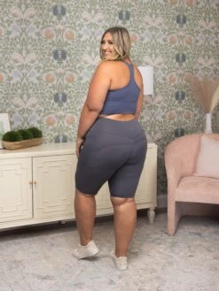 High Waist Biker Short Leggings With Pocket | S-3XL -Discount Divas Shop f0e5051e4ebaece15e0eff126028f8e8