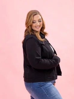 Mixed Media Jacket By DD Design | S - 3XL 38 Mixed Media Jacket By DD Design | S - 3XL -Discount Divas Shop f12178b4515889cb6f8193c5147202b9