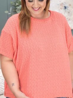 Textured Short Sleeve Top By DD Design | S - 3X 24 Textured Short Sleeve Top By DD Design | S - 3X -Discount Divas Shop f1664785bda83e5fef0c568512ccb883