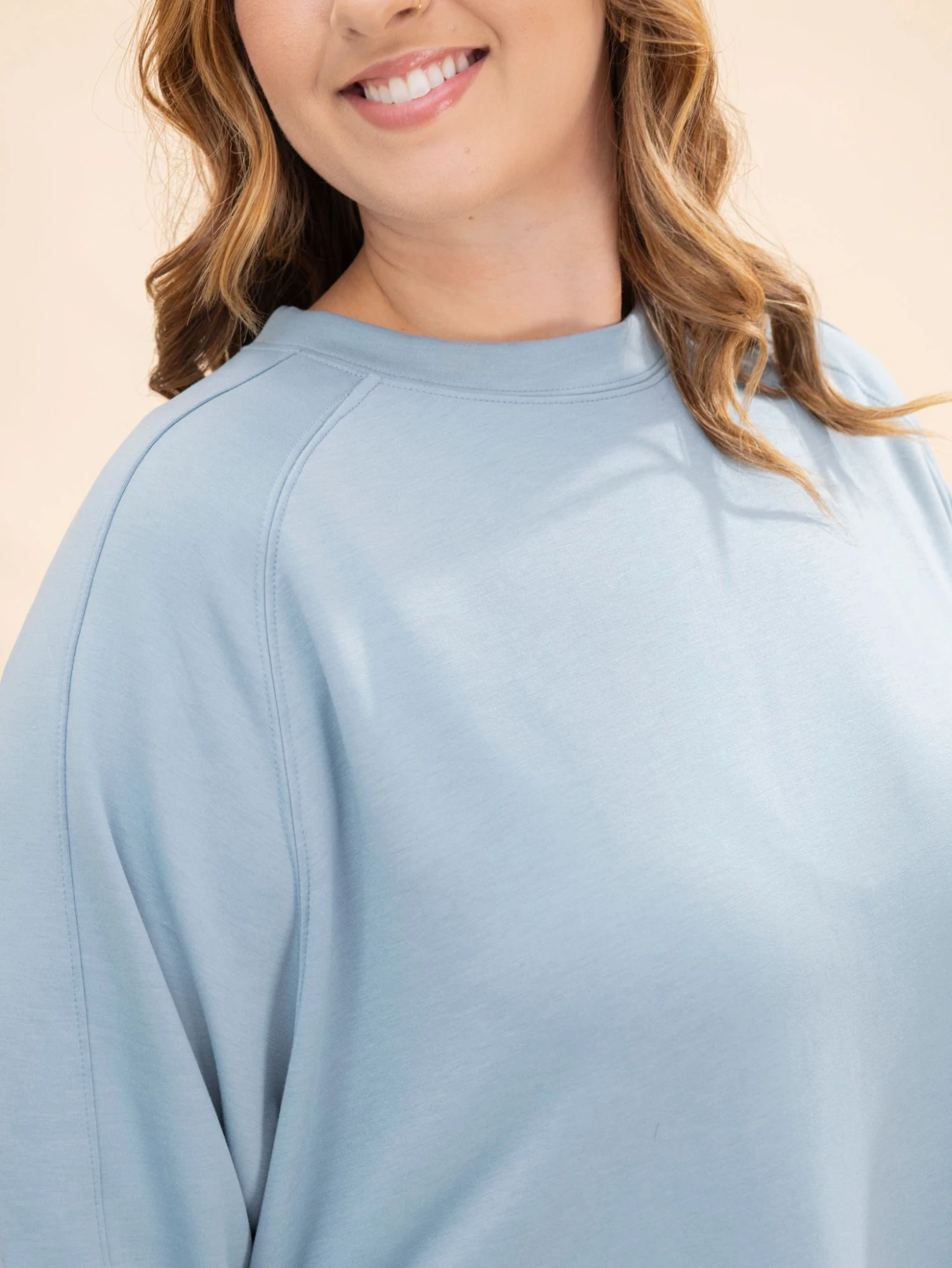 Zenana Scuba Round Neck Pullover W/ Sided Slits | S-3X Pair W/ Sku56511 15 Zenana Scuba Round Neck Pullover W/ Sided Slits | S-3X Pair W/ Sku56511 - Image 15