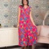 Floral V-Neck Tiered Maxi Dress | S - XL