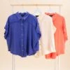 Gauze Button Down Top | S-L
