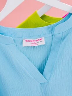 V Neck Airflow Top W/ Flat Collar By DD Design | S-3XL -Discount Divas Shop f3b6e33d5496ac52f47c502f56f9ef39