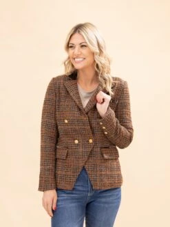 Tweed Long Sleeve Blazer | S-L -Discount Divas Shop f4fb57f8882356ce97cf21228da0fd4b