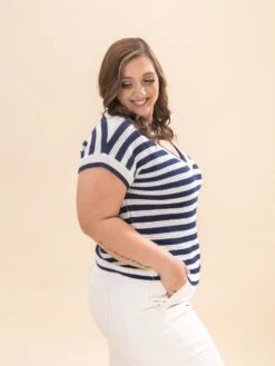 Short Sleeve V Neck Top | S-L Americana -Discount Divas Shop f5a92c725836179c5b5742cd5d00a2f2