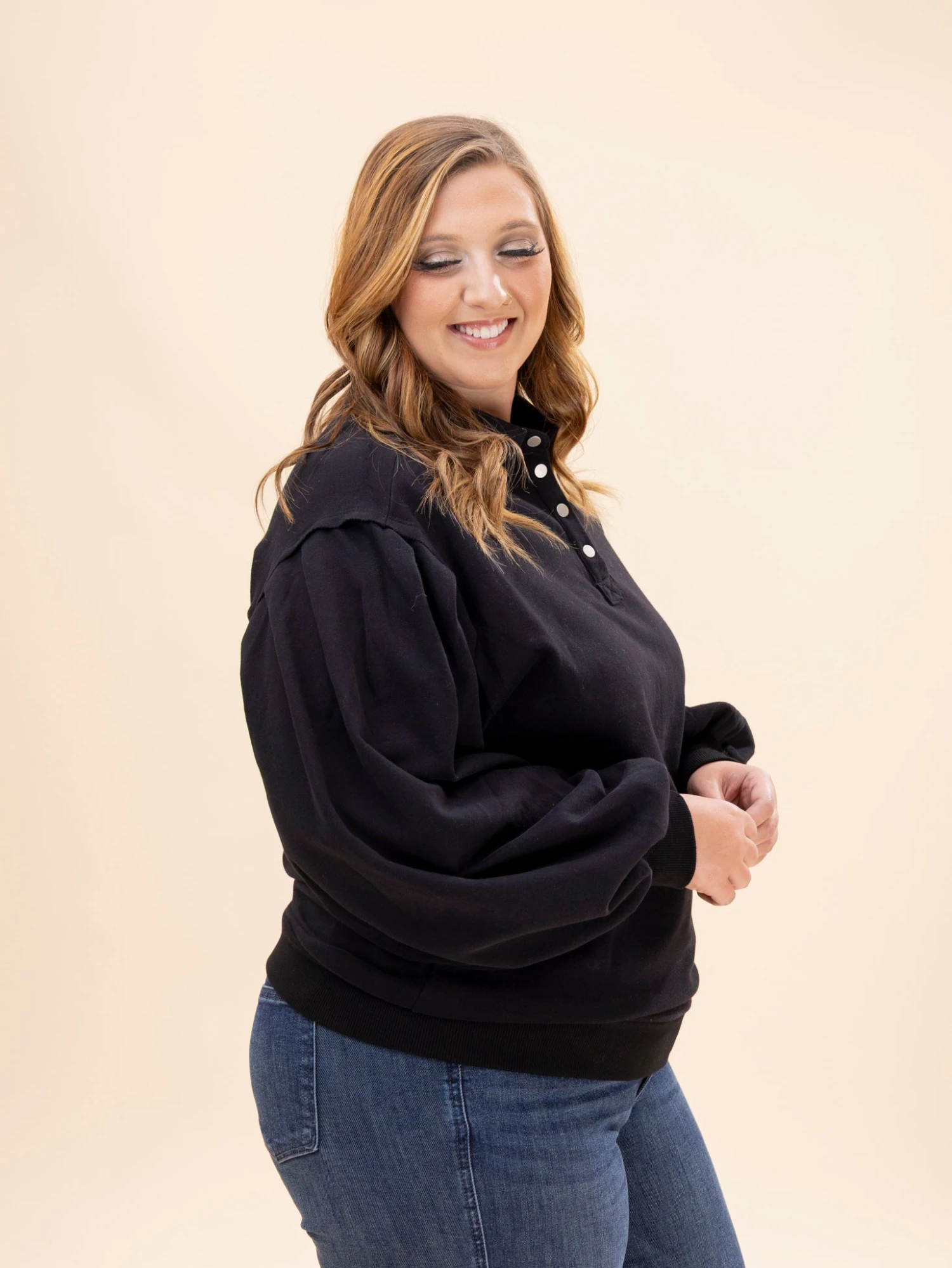 Fleece Lined Half Button Down Pullover Sweater | S-XL Halloween 9 Fleece Lined Half Button Down Pullover Sweater | S-XL Halloween - Image 9