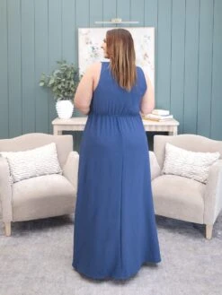 Airflow Sleeveless Ruffle Neck Maxi Dress By DD Design | S-3X -Discount Divas Shop f5c77badd7a48e403f36b5fe938c664e