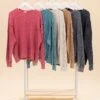 Mineral Washed Thermal Pullover | S-L