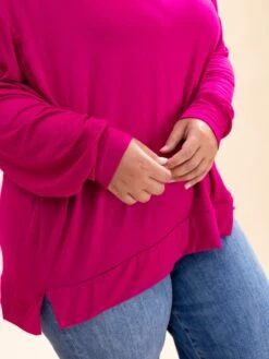 High- Low Step Hem Knit Top | S-3X -Discount Divas Shop f69bebaa7c48cf73a847bae7bb918776