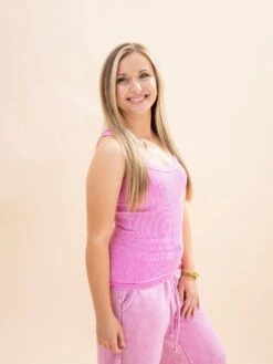 Zenana 2 Way Neckline Washed Ribbed Tank | S/M - L/XL -Discount Divas Shop f6c84ffb6236e480501d556f97100cf0